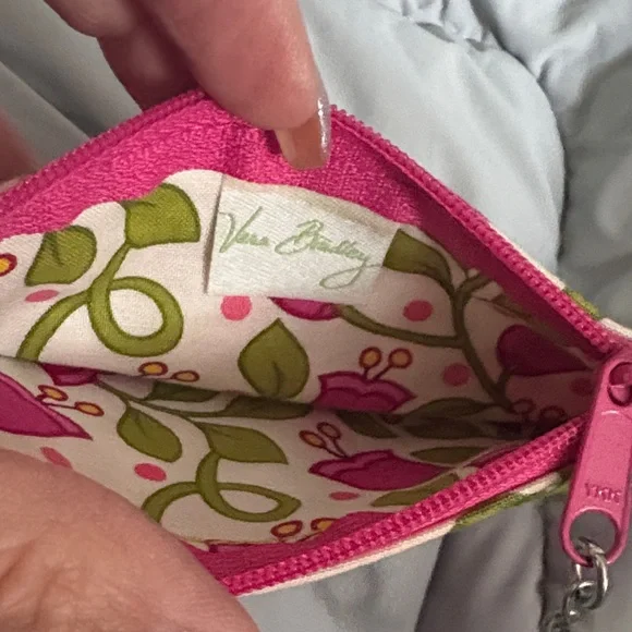 Vera Bradley Pink and Orange Floral Wallet - Picture 3 of 3